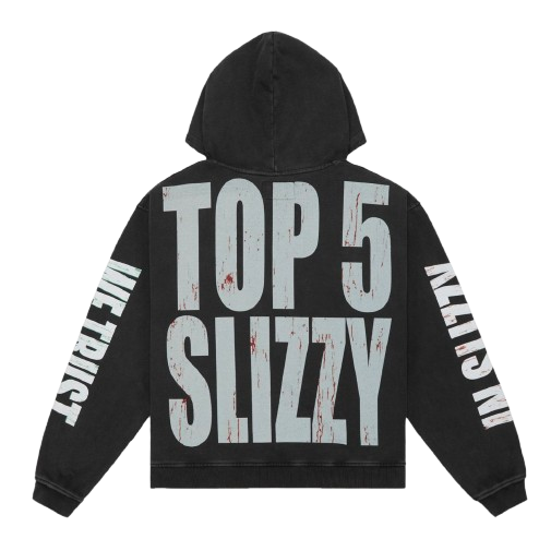 GODSPEED Top 5 Slizzy VVS Hoodie (Grey Wash)