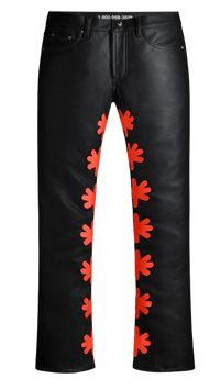 Lost Shadow Red Leather Pant