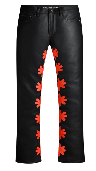 Lost Shadow Red Leather Pant