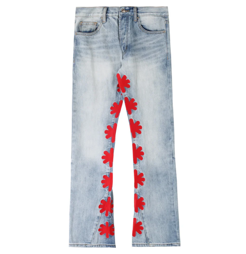 LOST SHDWS OG Light Denim Pant Blue/Red