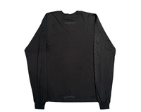 Chrome Hearts Miami Exclusive Cemetery Vertical Logo Long-Sleeve 'Black'
