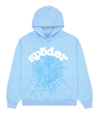 Sp5der Web Hoodie 'Sky Blue'