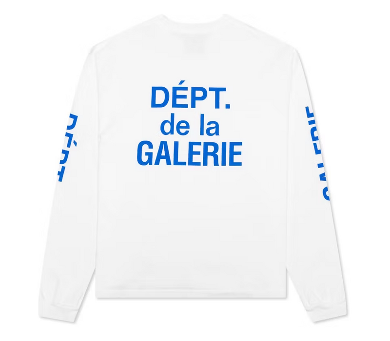 Gallery Dept. French Collector L/S Tee White Blue