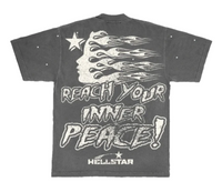 Hellstar Studios Inner Peace Short Sleeve Tee Shirt Black