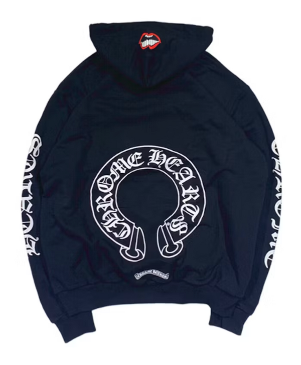 Chrome Hearts Matty Boy Chomper Horseshoe Hoodie Black