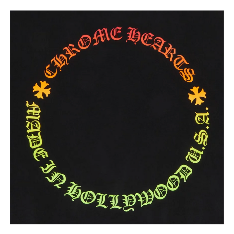 Chrome Hearts Gradient T-shirt Black/Multi-Color