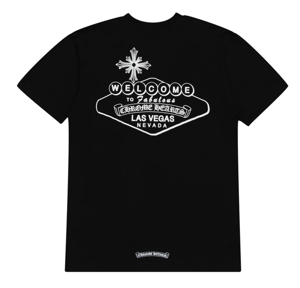Chrome Hearts Welcome to Las Vegas Pocket Tee Black