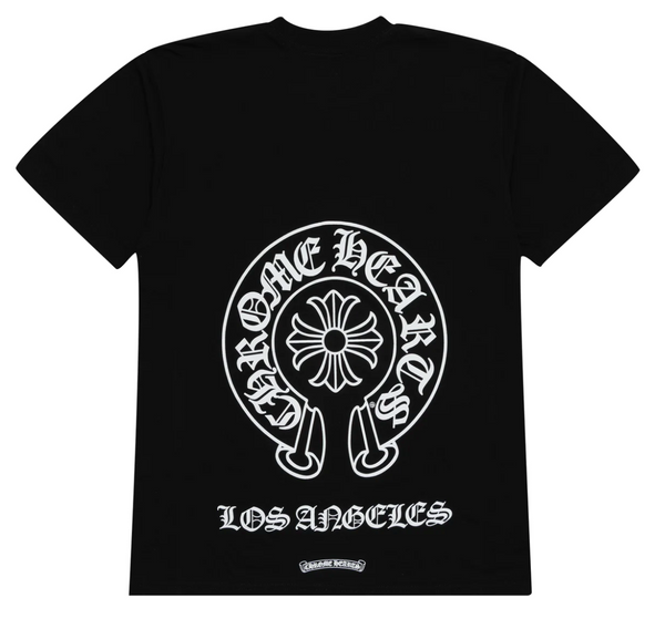 Chrome Hearts Los Angeles Horseshoe Pocket Tee Black