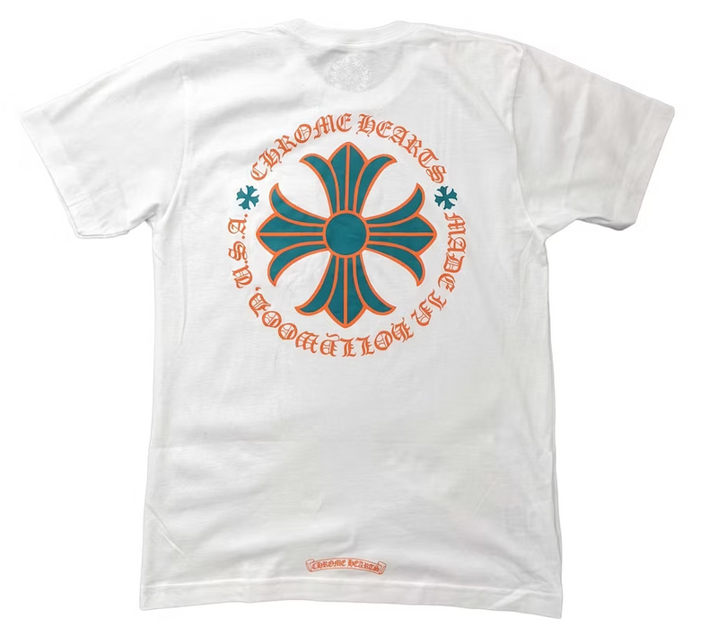 Chrome Hearts Miami Art Basel Exclusive T-shirt White/Green/Orange