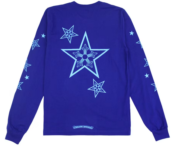 Chrome Hearts Star L/S T-shirt Blue