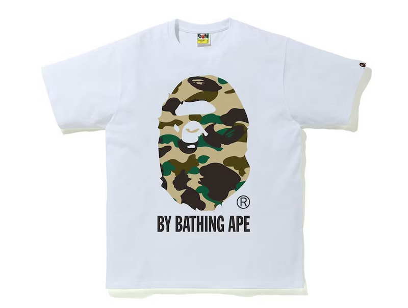 BAPE 1st Camo By Bathing Ape Tee White/Yellow