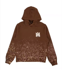 Amiri Crystal Painter Hooded Sweatshirt 'Brown'