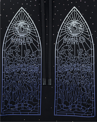 Who Decides War Rhinestone Hooded Pullover Coal