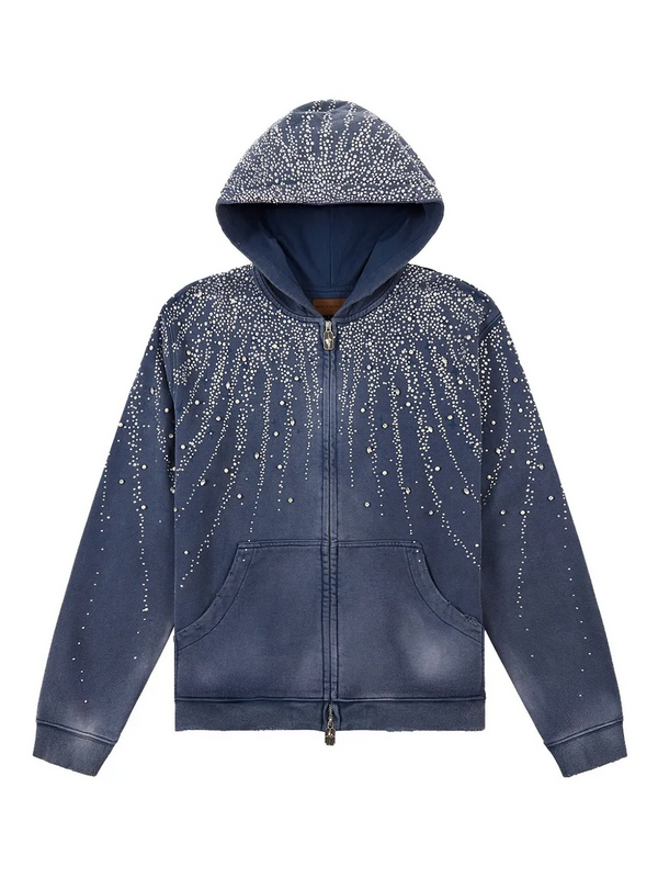 Birth Of Royal Child  Diamond zip-up hoodie