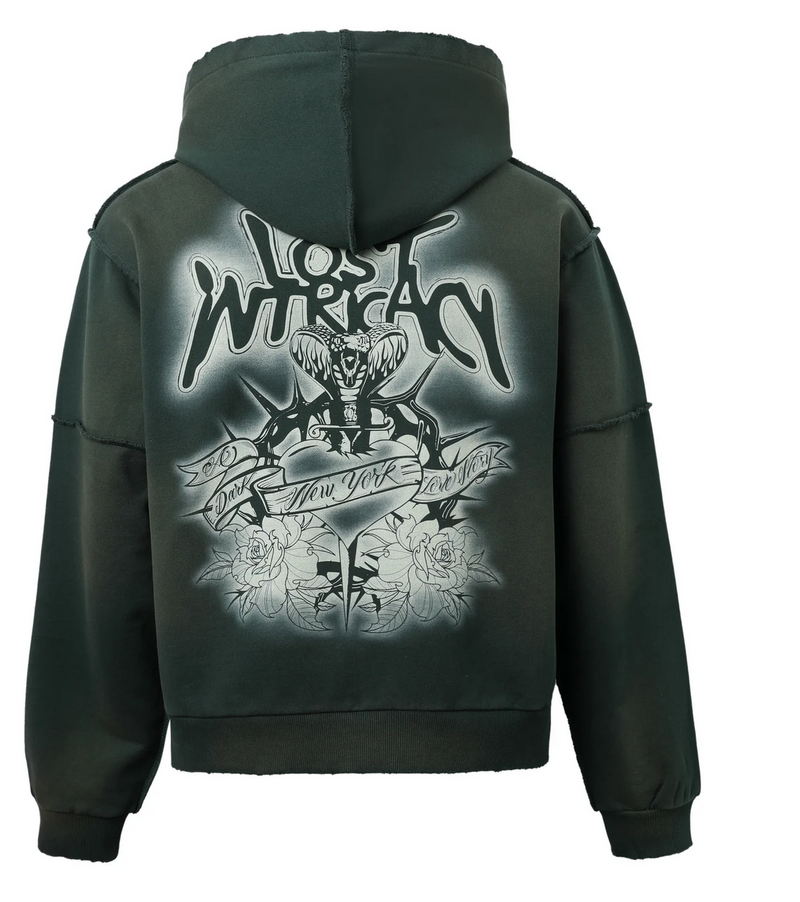 LOST Intricacy Emerald Zip Up Hoodie