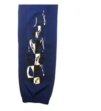 Chrome Hearts Matty Boy Flame Sweatpants Blue