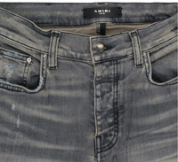 Amiri 'Military Stencil' Grey Jeans