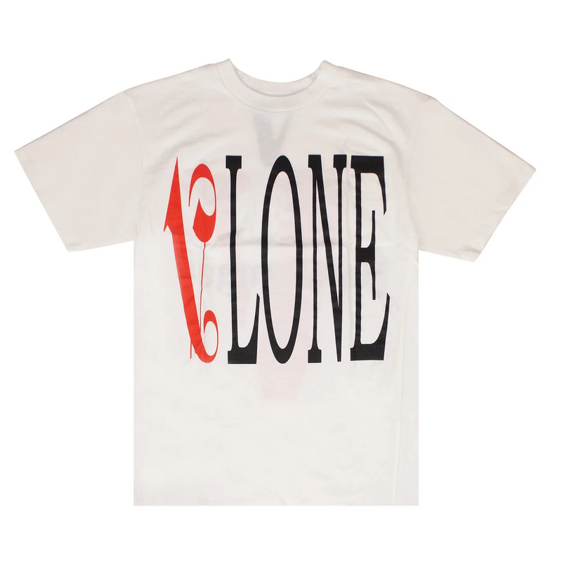 Vlone x Palm Angels Logo T-Shirt 'White/Red'