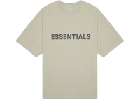 FEAR OF GOD ESSENTIALS 3D Silicon Applique Boxy T-Shirt (MOSS)