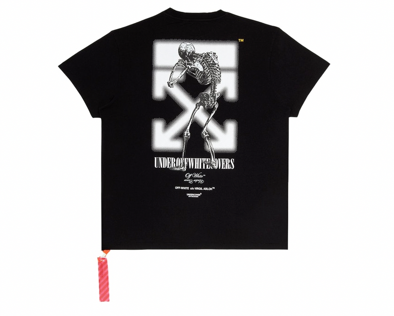 Off-White Undercover Skeleton Dart T-shirt Black/Multicolor