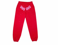 Sp5der Worldwide Red Angel Number 555 Sweatpants Red