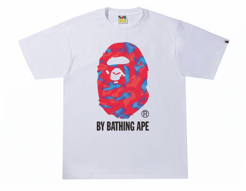 BAPE Stroke Camo by Bathing Ape TeeWhite/Red