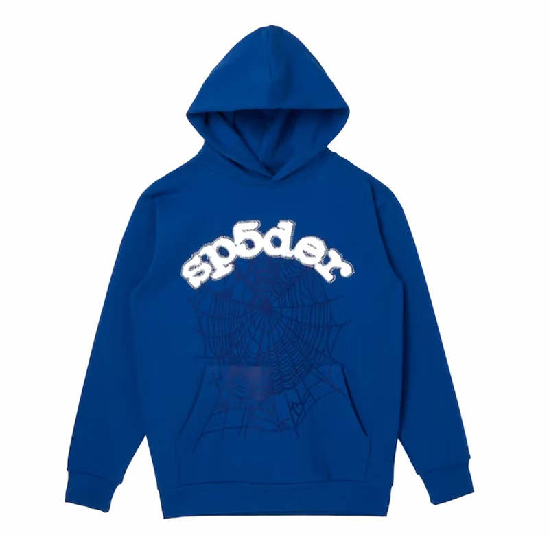 Sp5der Websuit Hoodie Blue